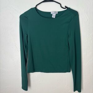 Love Tree Women's Forest Green Long Sleeve Top